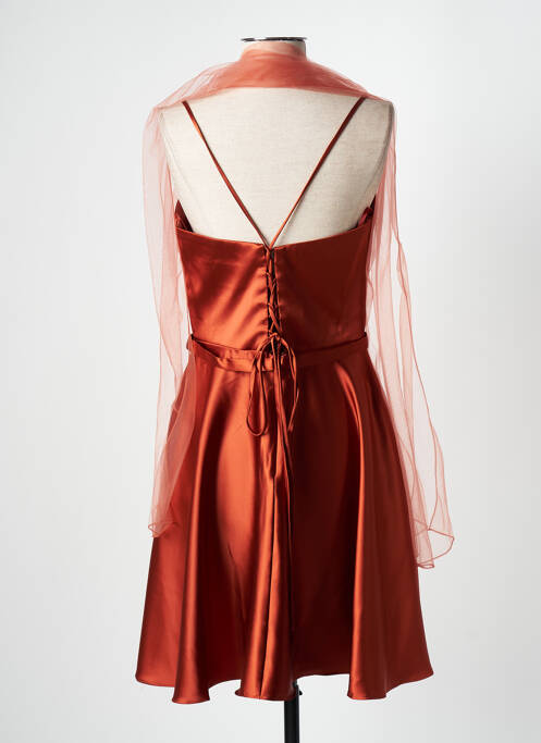 Rochie midi portocaliu FRANCE MODE femeie