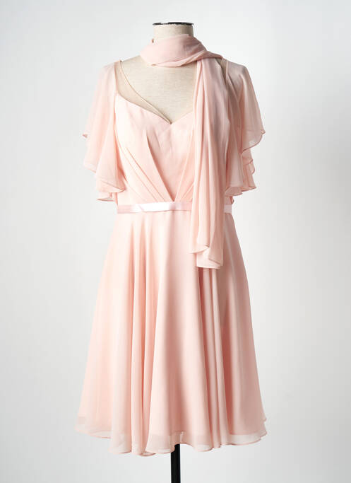 Rochie midi roz FASHION NEW YORK femeie