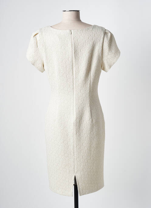 Rochie midi bej FRANK LYMAN femeie