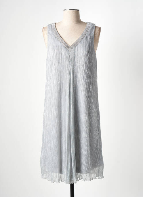 Rochie midi argintiu FRANK LYMAN femeie