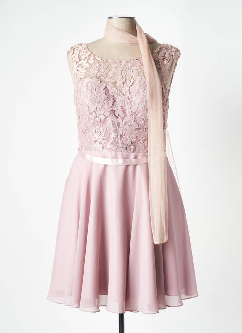 Rochie midi roz FRANCE MODE femeie