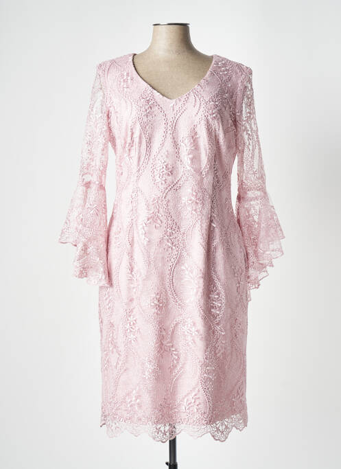 Rochie midi roz FRANK LYMAN femeie