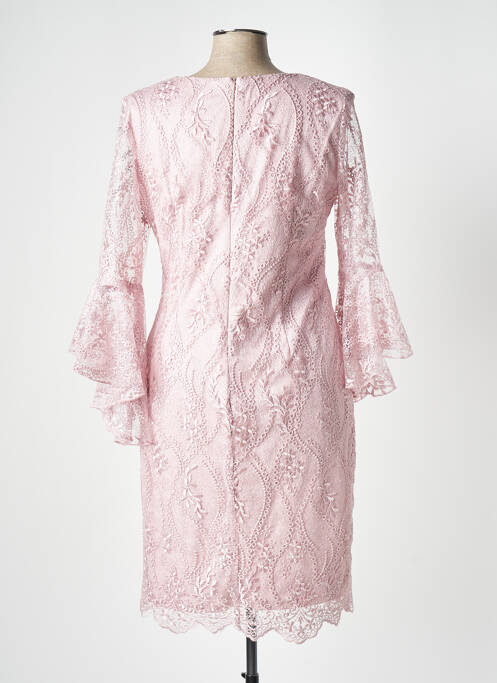 Rochie midi roz FRANK LYMAN femeie