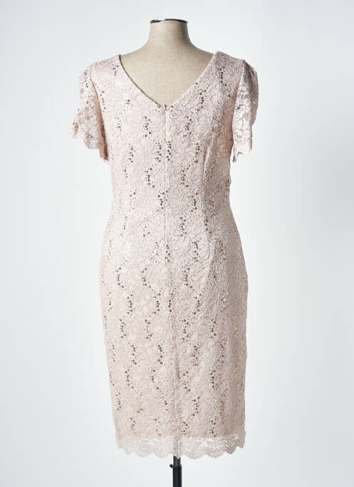 Rochie midi bej FRANK LYMAN femeie