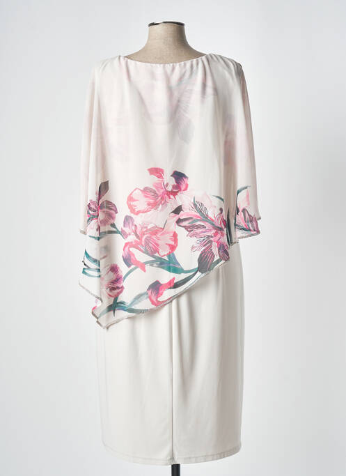 Rochie midi bej FRANK LYMAN femeie