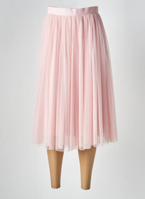Fustă midi roz BIANCO EVENTO femeie