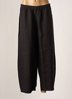 Pantalon trei sferturi negru G!OZE femeie