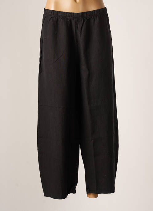 Pantalon trei sferturi negru G!OZE femeie