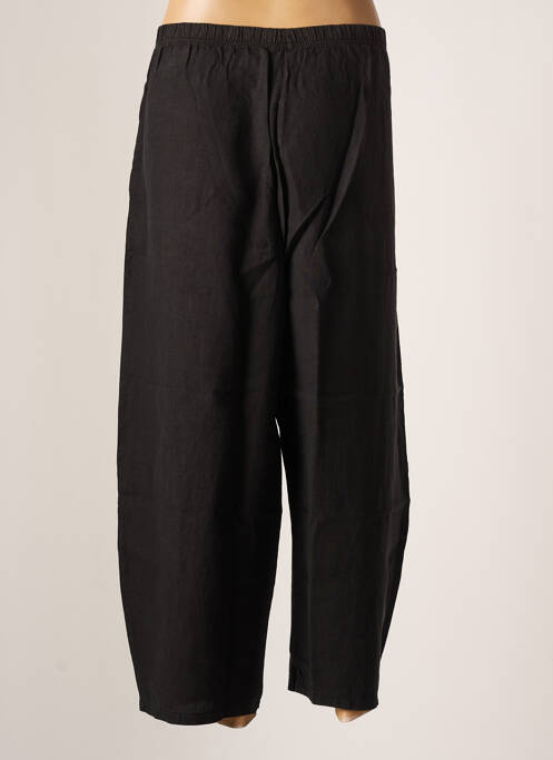 Pantalon trei sferturi negru G!OZE femeie