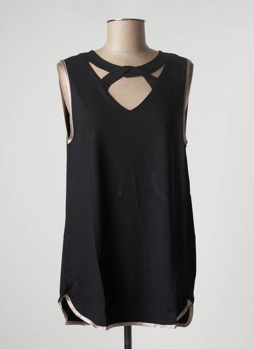 Tunică fără mâneci negru MALOKA femeie