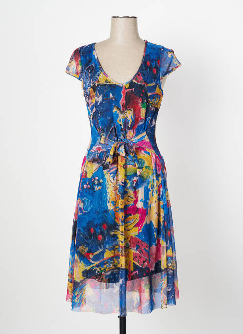 Rochie midi albastru MALOKA femeie