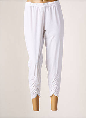 Pantalon trei sferturi alb G!OZE femeie