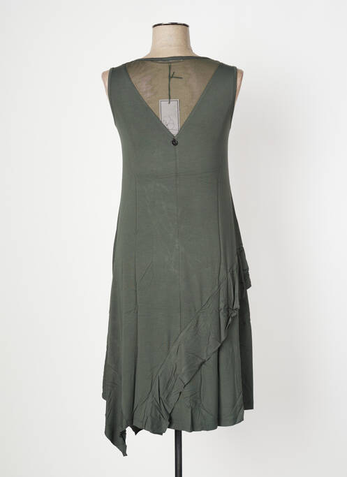 Rochie midi verde MALOKA femeie