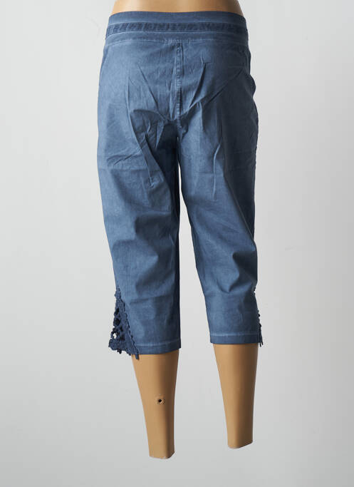 Pantalon trei sferturi albastru MALOKA femeie