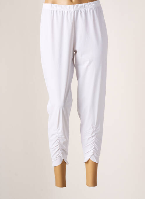 Pantalon trei sferturi alb G!OZE femeie