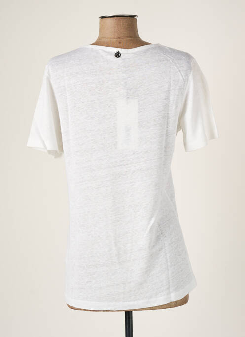 Top alb MALOKA femeie