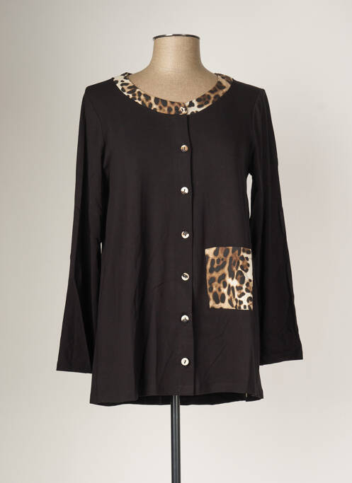 Vestă cu mâneci lungi negru G!OZE femeie