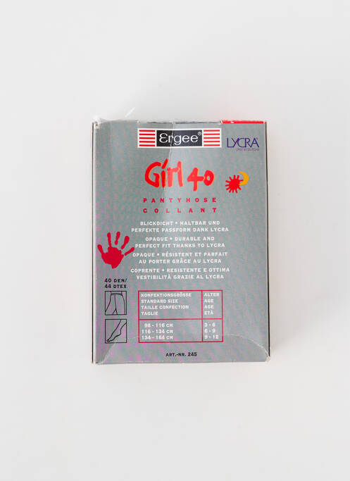 Colanți negru ERGEE fată