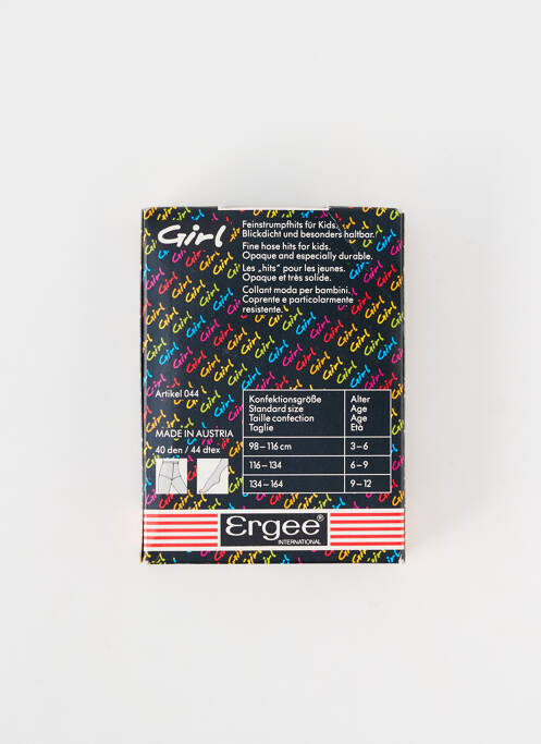 Colanți negru ERGEE fată