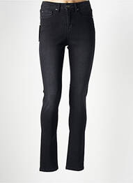 Blugi skinny talie înaltă talie înaltă negru DENIM STUDIO femme