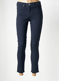 Pantalon 7/8 elasticitate mărime normală albastru DENIM STUDIO femme