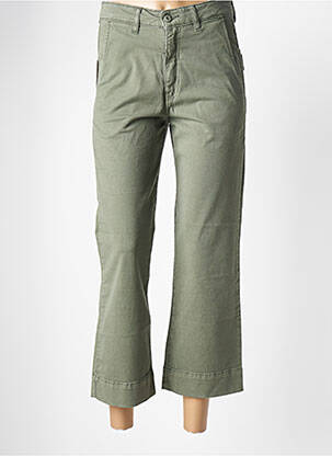 Pantalon 7/8 talie înaltă talie înaltă verde ACQUAVERDE femeie