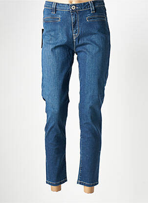 Blugi cu croială slim elasticitate mărime normală albastru DENIM STUDIO femeie