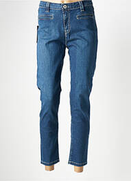 Blugi cu croială slim elasticitate mărime normală albastru DENIM STUDIO femeie