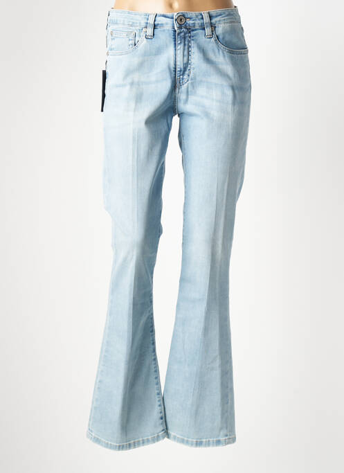 Blugi cu croială evazată albastru DENIM STUDIO femeie