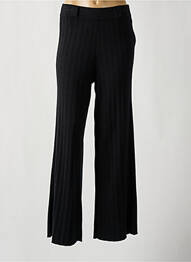 Pantalon larg talie înaltă talie înaltă negru BA&SH femme