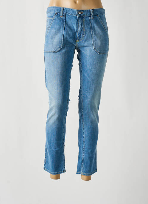 Blugi cu croială slim albastru ACQUAVERDE femeie