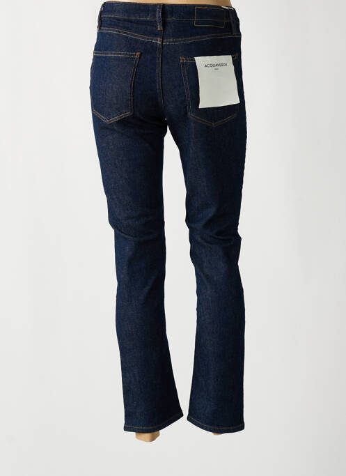 Blugi cu croială dreaptă albastru ACQUAVERDE femeie