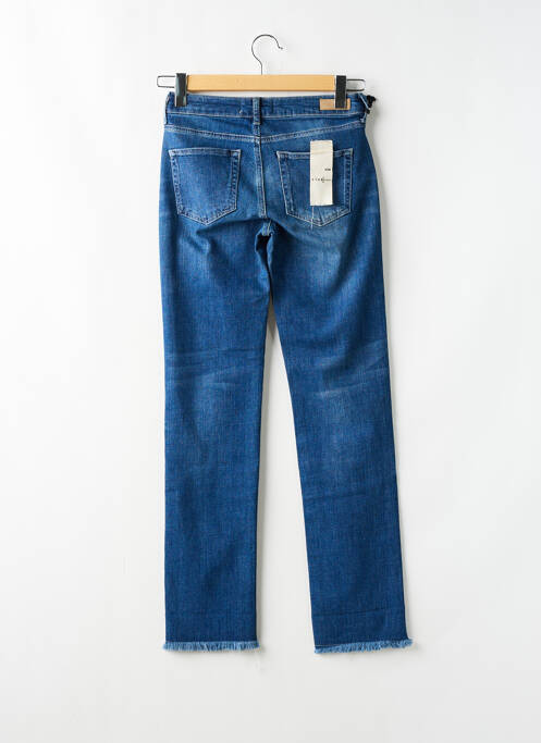 Blugi cu croială dreaptă albastru FIVE femeie