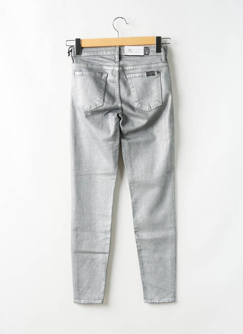 Blugi skinny argintiu FOR ALL MANKIND femeie