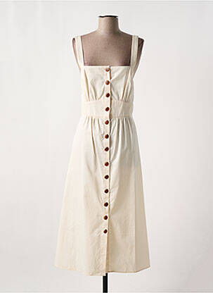 Rochie midi bej BA&SH femeie