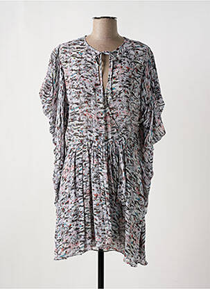 Rochie midi croială fluidă mâneci lungi gri IRO femeie