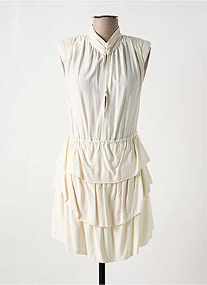 Rochie scurtă bej IRO femeie