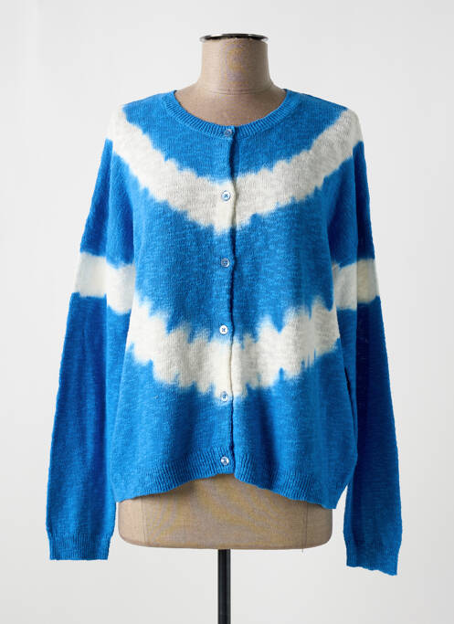 Vestă cu mâneci lungi albastru HARTFORD femeie