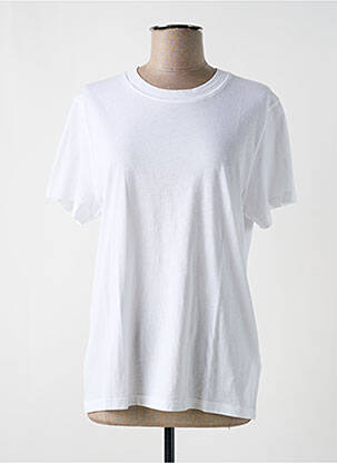 Tricou croială dreaptă mâneci scurte alb IRO femeie