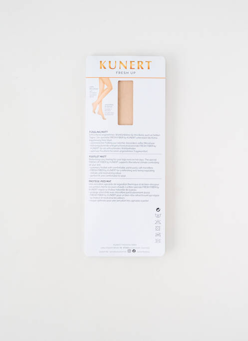 Șosete formă șosete scurte piele KUNERT femme