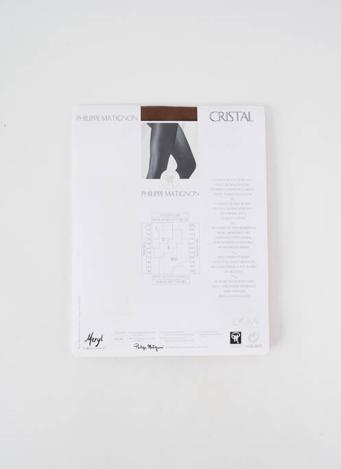 Colanți maro PHILIPPE MATIGNON femeie