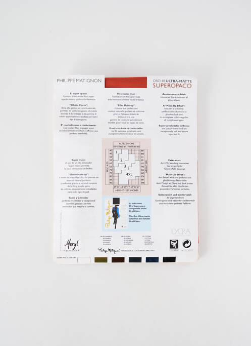 Colanți portocaliu PHILIPPE MATIGNON femeie