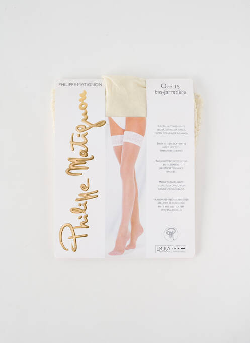 Colanți alb PHILIPPE MATIGNON femeie