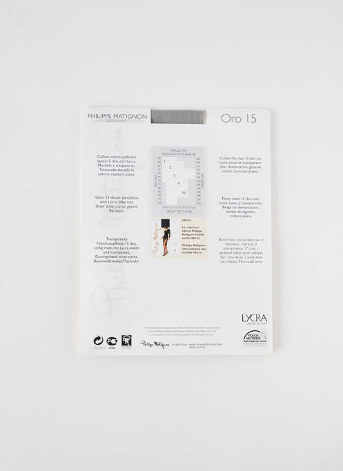 Colanți gri PHILIPPE MATIGNON femeie