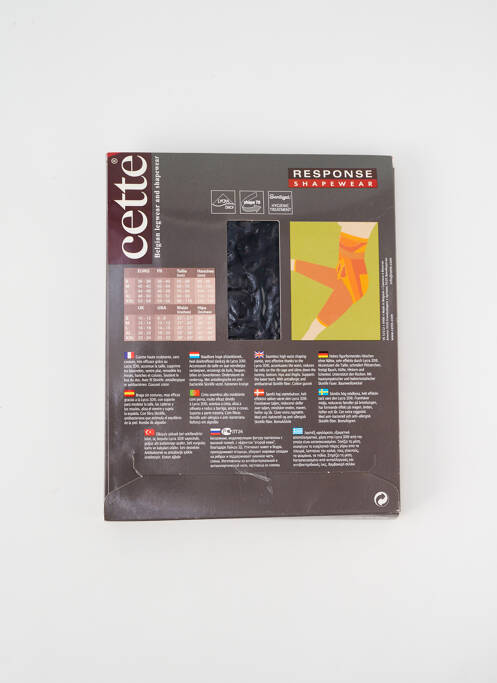 Chilot cu talie înaltă negru CETTE femeie