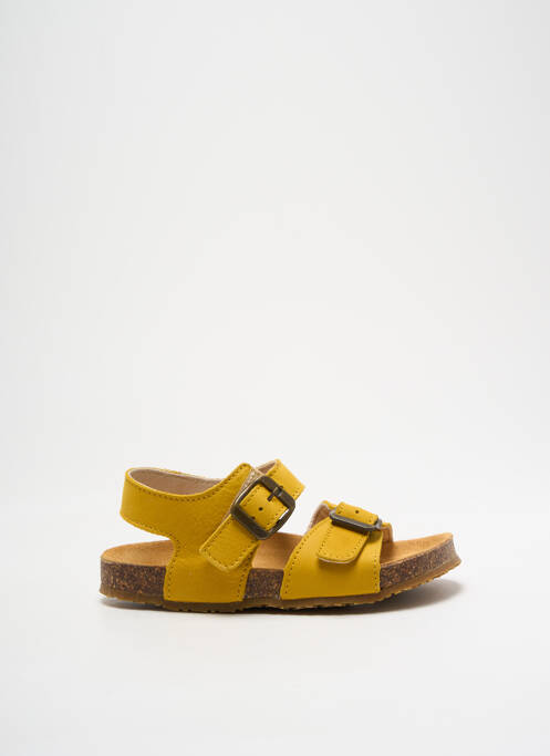 Sandale/Pantofi decupați galben BOPY băiat