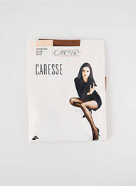 Colanți elasticitate maro deschis CARESSE femme