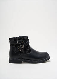Botine/ghete material neted toc mic negru LILYBELLULE fille