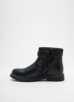 Botine/ghete material neted toc mic negru LILYBELLULE fată