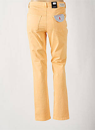 Pantalon slim buzunare portocalie STARK femeie